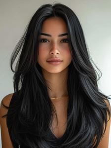 Fashion Long Straight Human Hair Tape in Hair Extensions, Natural Looking Gorgeous Hair Piece, Seamless Skin Weft Tape in Hair Extensions