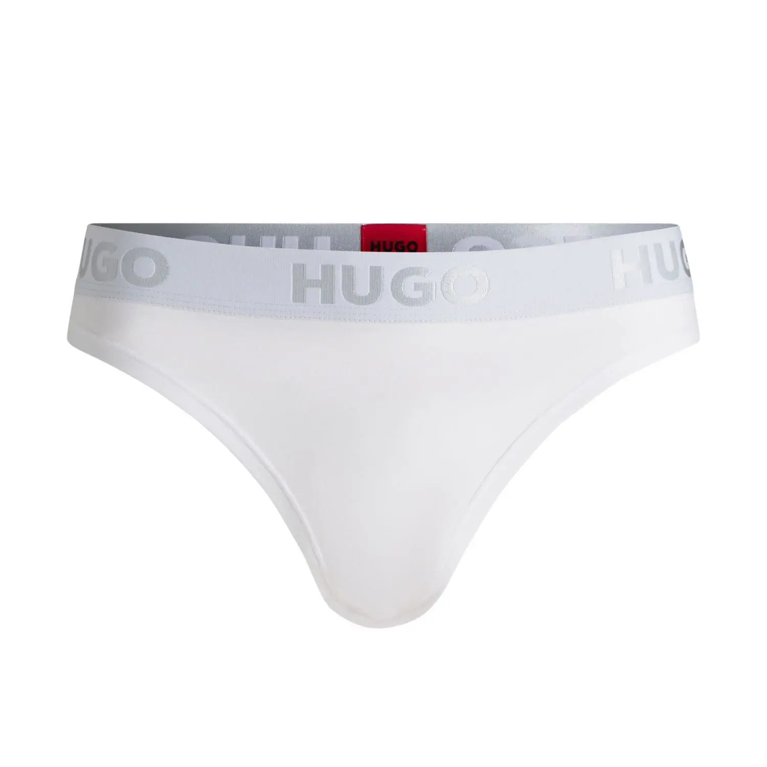 Women's Hugo Boss Sporty Logo Thong in White