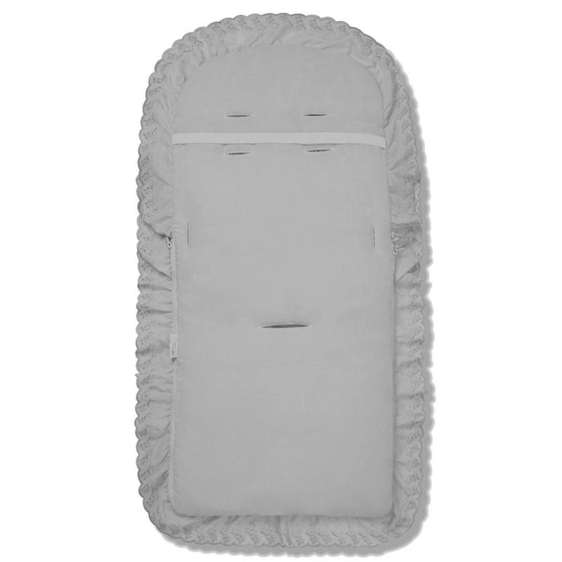 Broderie Anglaise Footmuff / Cosy Toes Compatible with Silver Cross 5