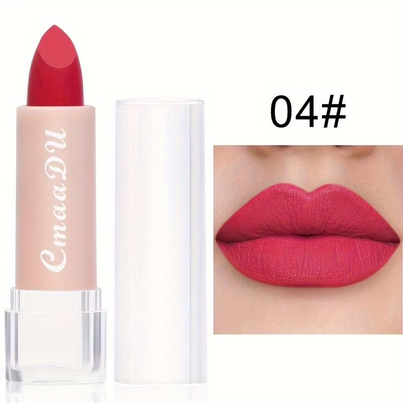 15-Color Matte Classic Lipstick - Intense Moisture Lock, Waterproof, Smooth Application - Luxurious Lip Gloss Finish, Ideal Valentines Day Gift for Women 8