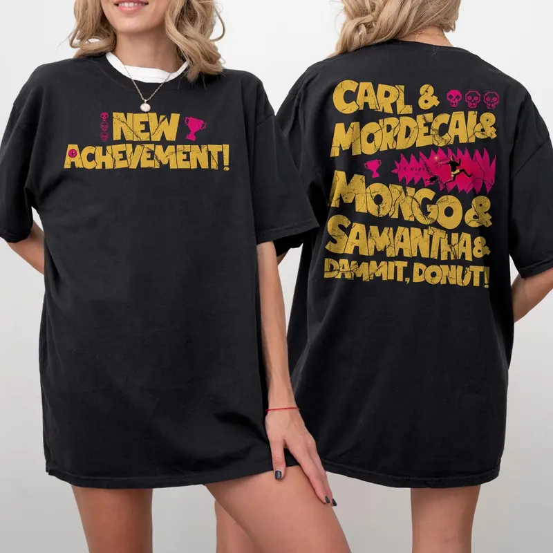 Sci-Fi Book Tee, New Achievement Shirt, Dungeon Carl Two-Sided Comfort Colors for Book Fans 3