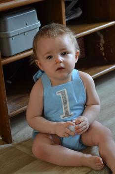 Product Review of Baby Boys Blue Cake Smash Romper Set. 1st Birthday Gift. from E**a E**8 0