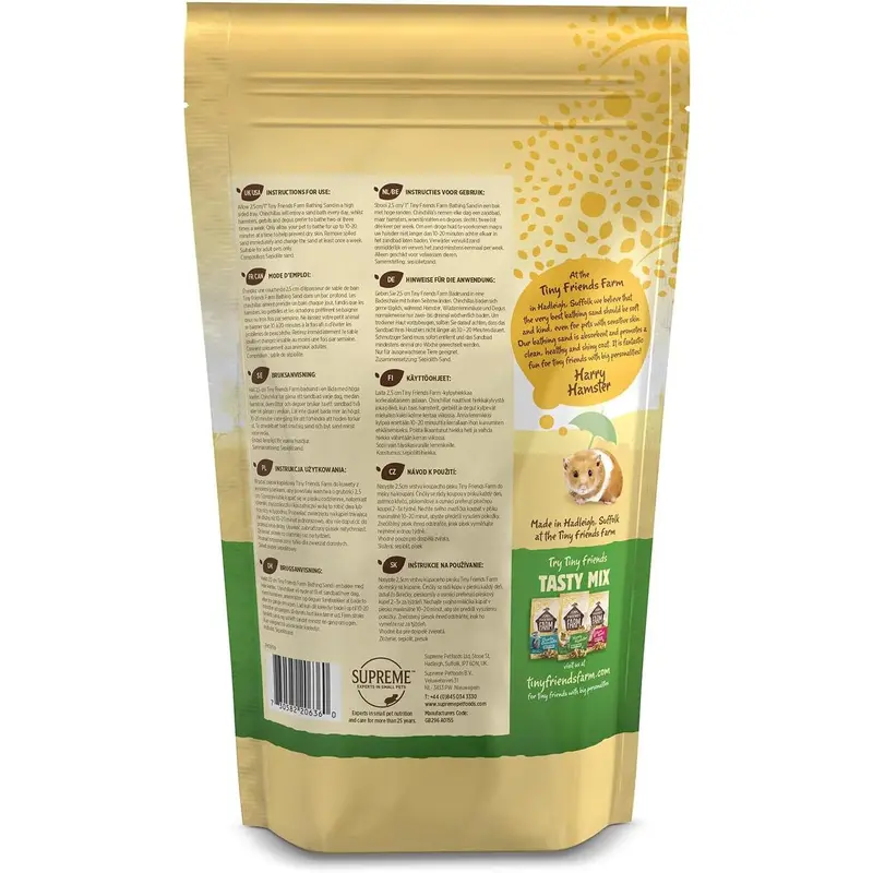 Supreme Petfoods Chinchilla Bathing Sand, 1 kg 1