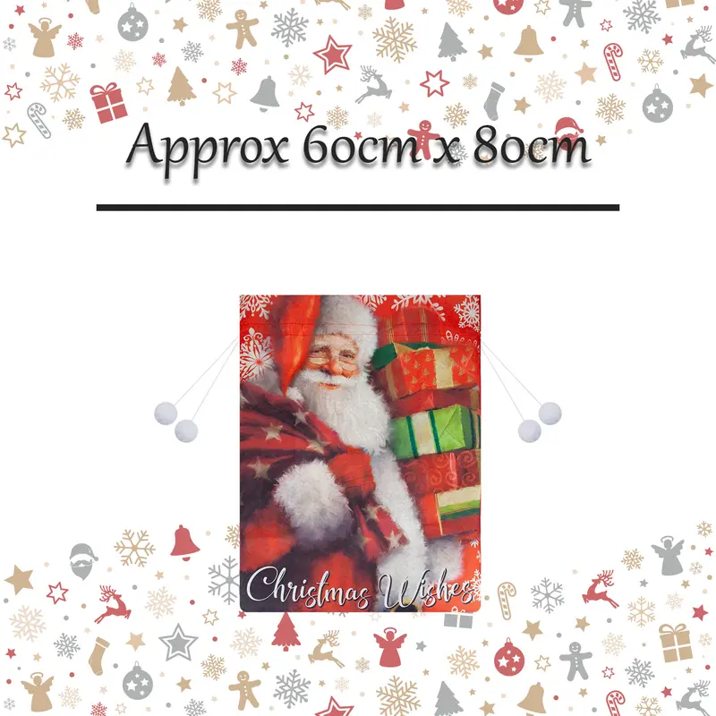 Christmas Santa Sack 1 x Varied Design 60cm x 80cm Christmas Themed 1
