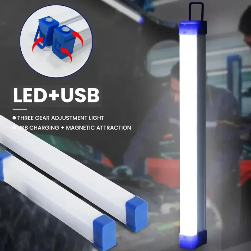 V30CM LED Rechargeable Tube Light – Portable and Great for Outdoor Use or Power-Free Moments 4
