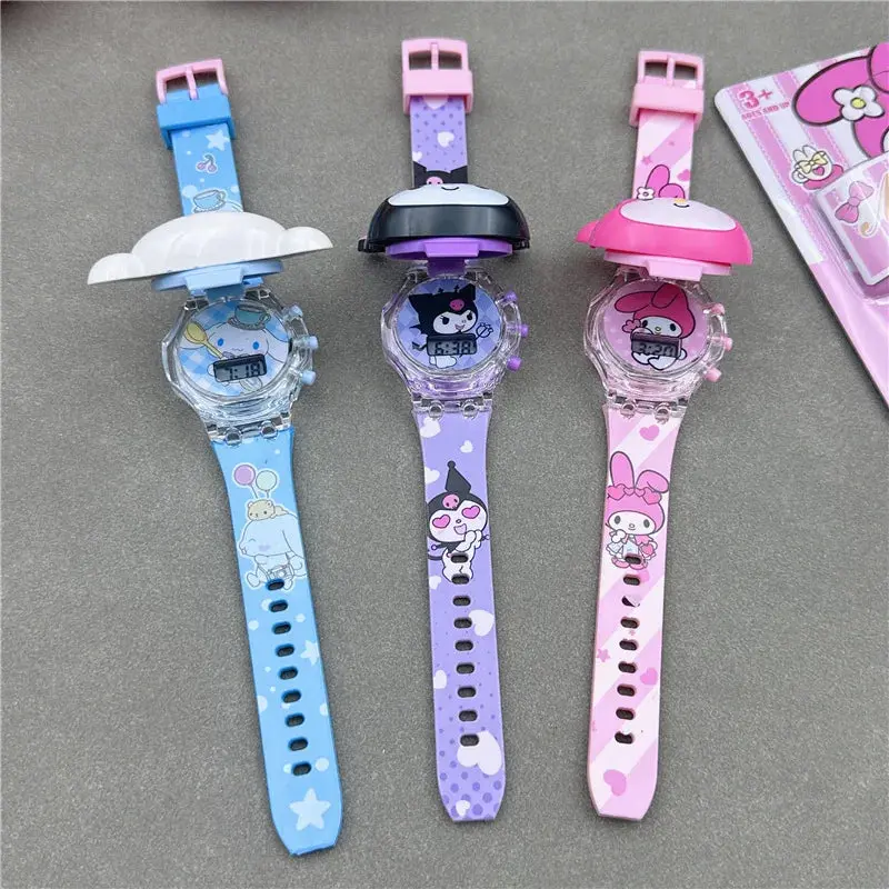 Kawaii Sanrio Kuromi Watch – Cute Cinnamoroll & Hello Kitty Music Silicone Strap Wrist Watch for Kids, Perfect Birthday Gift 8