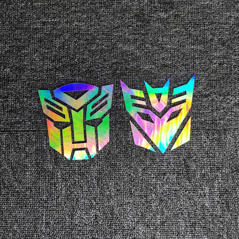 Car Stickers Transformers Autobots Decepticons Reflective Decoration For Fuel Tank Cap Bumper Trunk Motorcycles Laptop Phone D40
