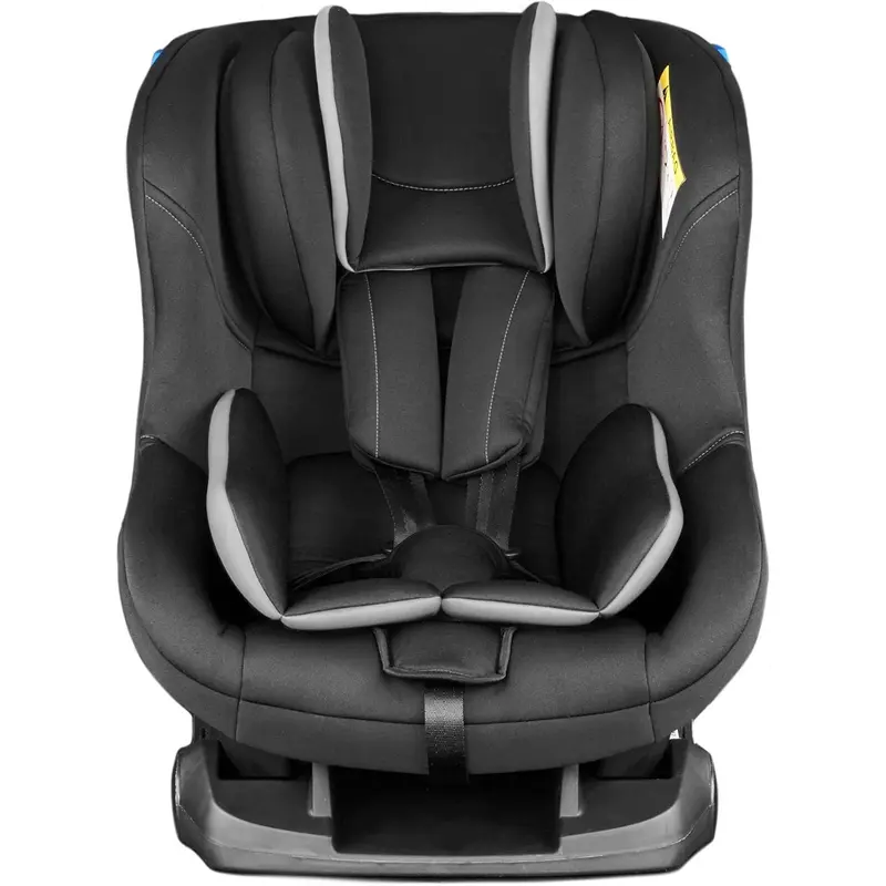 Fitzroy Group 0+1 Car Seat 0-18KG, Birth - 4 Years, 5 Point Harness, 4 Position Recline, Rear Facing from Birth to 13kg/ Forward Facing from 9kg to 18kg, Deep Padding - Black/Grey 3