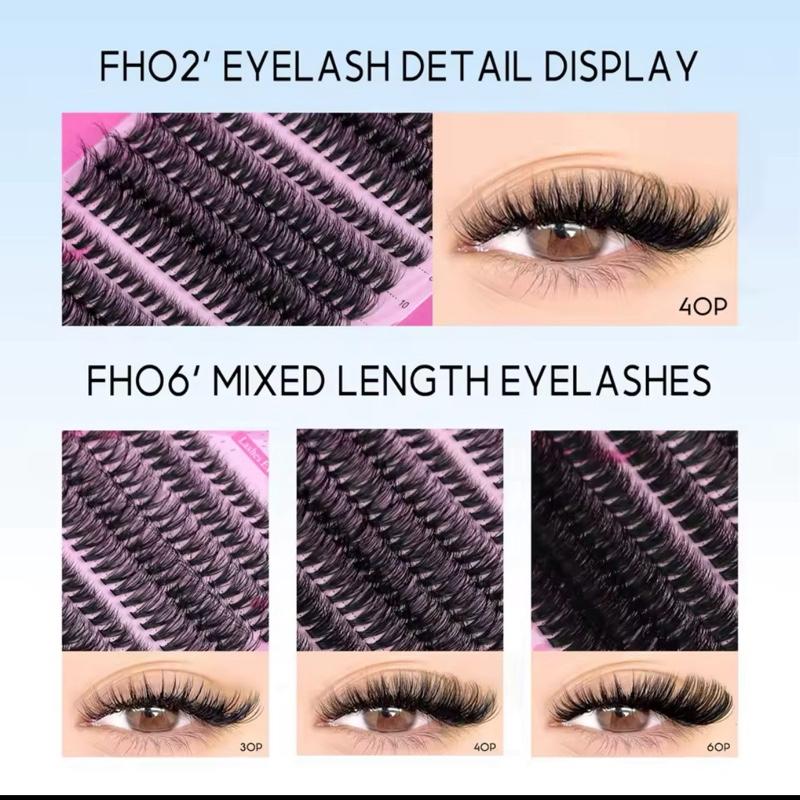 GROINNEYA Diy Lash Extension Kit - Full Set of Individual and Cluster Eyelashes - Makeup, Cosmetic 4