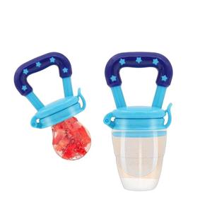 Baby Fruit Feeder, 1 Count Cute Silicone Baby Fruit Teether, Chew Teething Toy Training Pacifier, Baby Soothing Teether, Baby Food Supplement Feeder, Stocking Filler, Valentine's Day Gift, Feeding