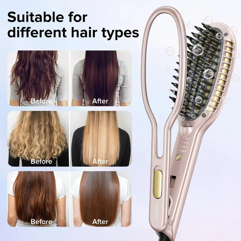 【Buy 1 Get 1】llano Hair Straightener Shine Therapy | Heat-Resistant Ceramic Design, Infused with Negative Ions | Promotes Hair's Natural Shine | Professional Results | 90% More Shine | Gift 3