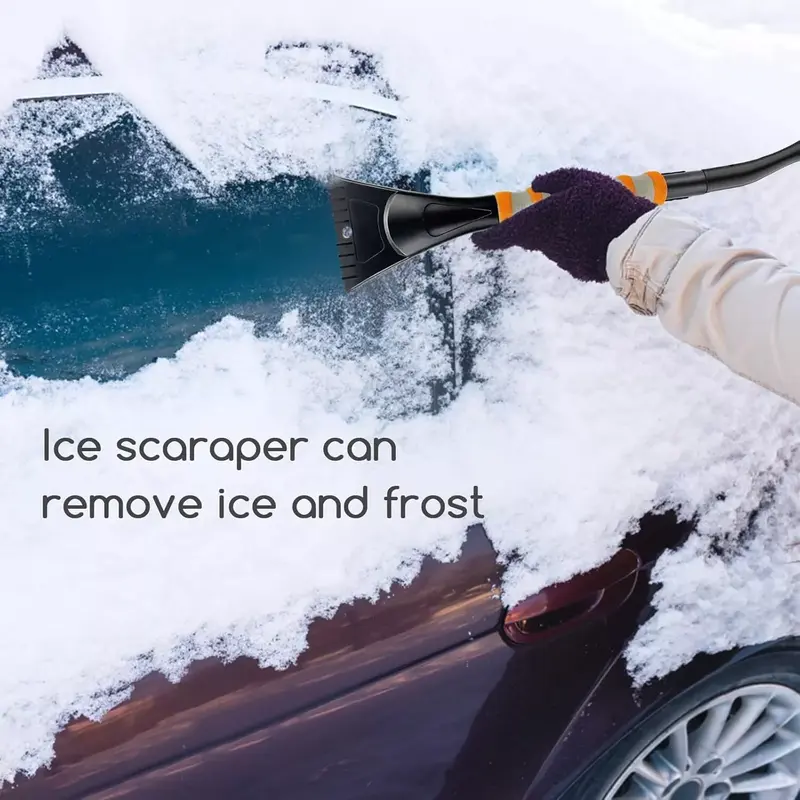 Heavy Duty Car Van Soft Grip Ice Scraper & Snow Brush Windscreen Frost Winter UK 8