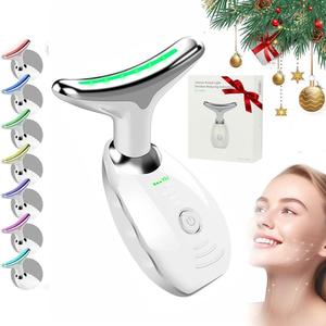 7 Colors Neck Face Lifting Massager, Neck Skin Tightening Device, for Men Women at Home and Outdoors, New Year & Winter Gift, Valentine's Day Gift for Men