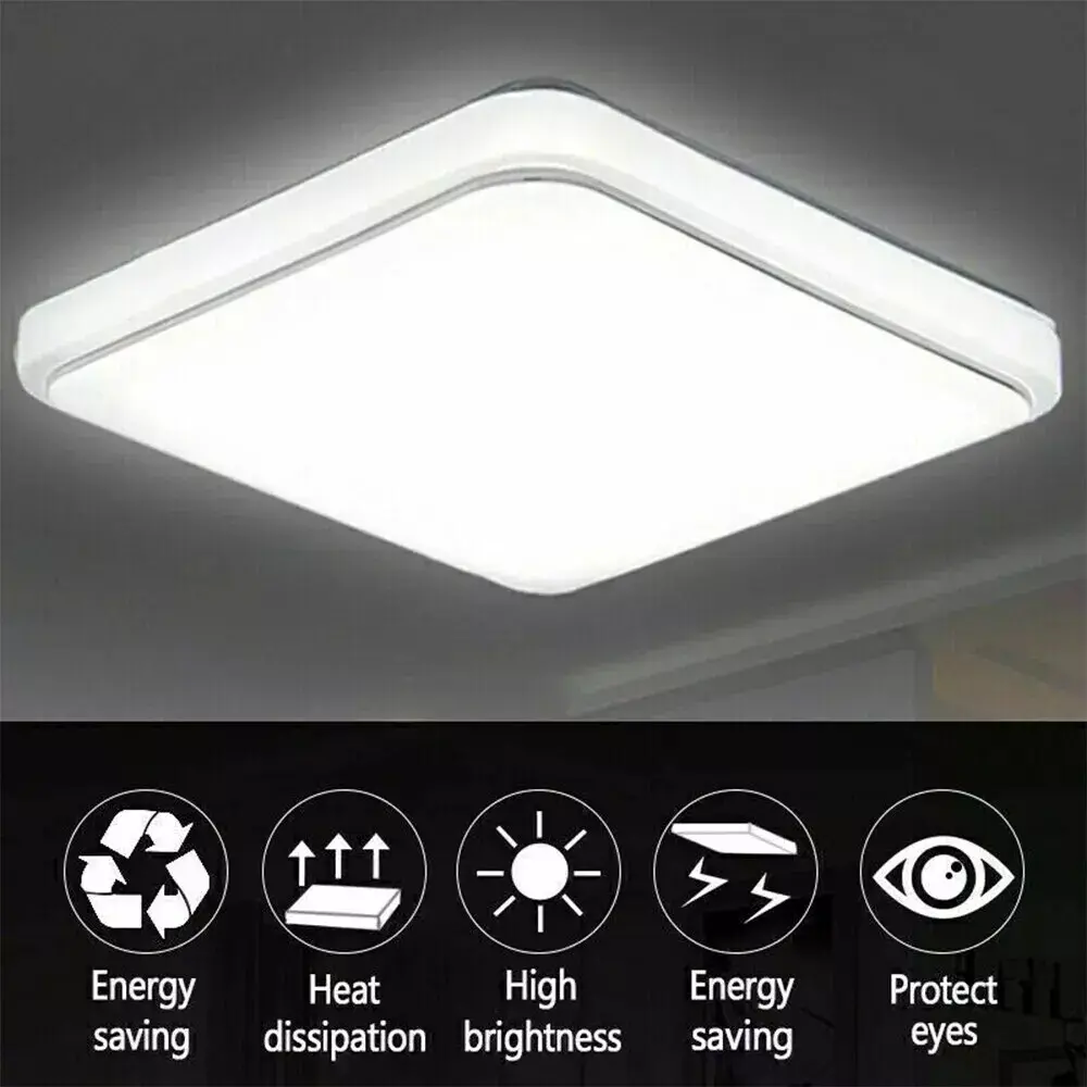 24/36W LED Ceiling Light Chic Lamp Modern Chandelier Living Room Bedroom Pendant Light