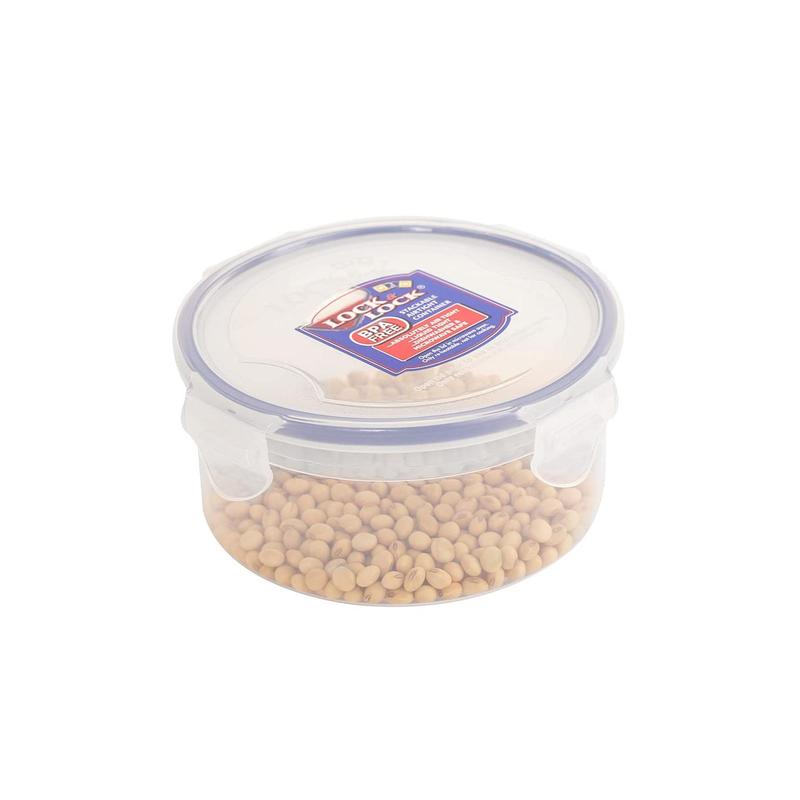 LocknLock HPL933 Round Storage Container - Clear/Blue, 600 ml (Pack of 1) 6