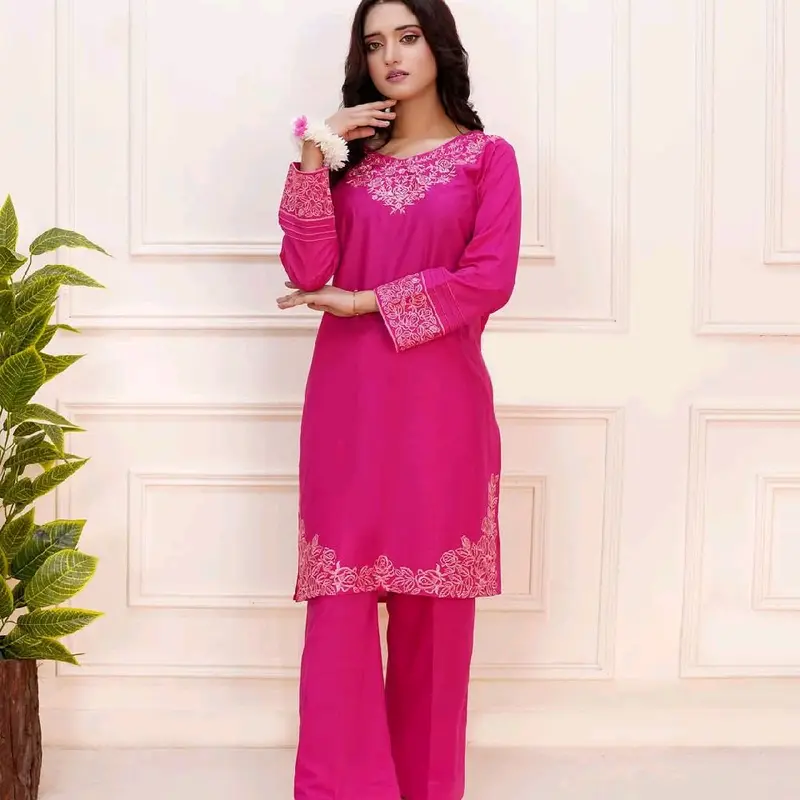 Women's Summer Co-Ords Set - 2 Piece - Womenswear, Suits beautiful embroidered Asian women's wear 0