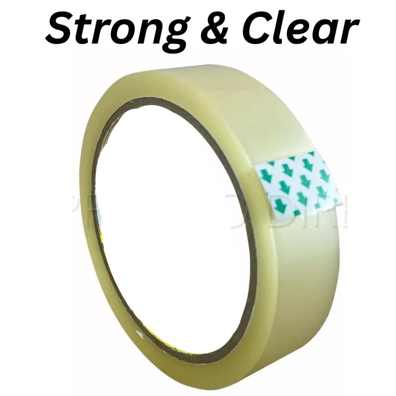 Product Introduction of 24mm Thick Double Sided tape Packing Tape Clear Sticky Sellotape Adhesive Gift Wrapping Rolls 10