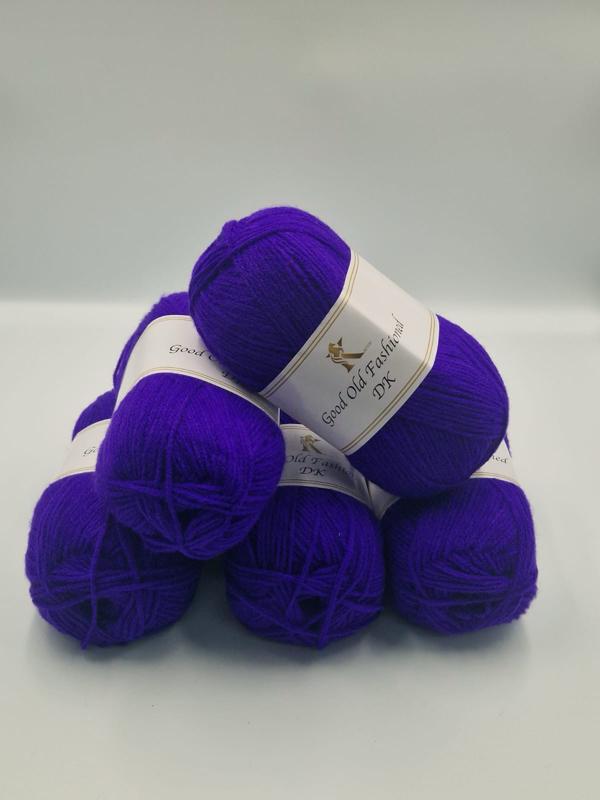 Product Introduction of Good Old Fashioned DK - 5 x 100g - 280 meters balls - 100% Acrylic 41 colours knitting crochet yarn 8