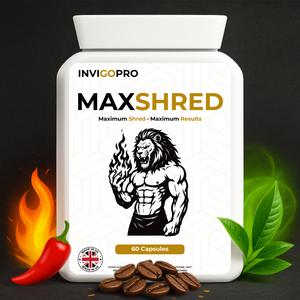 Invigopro Maxshred - Performance & Dietary Support - 60 Servings