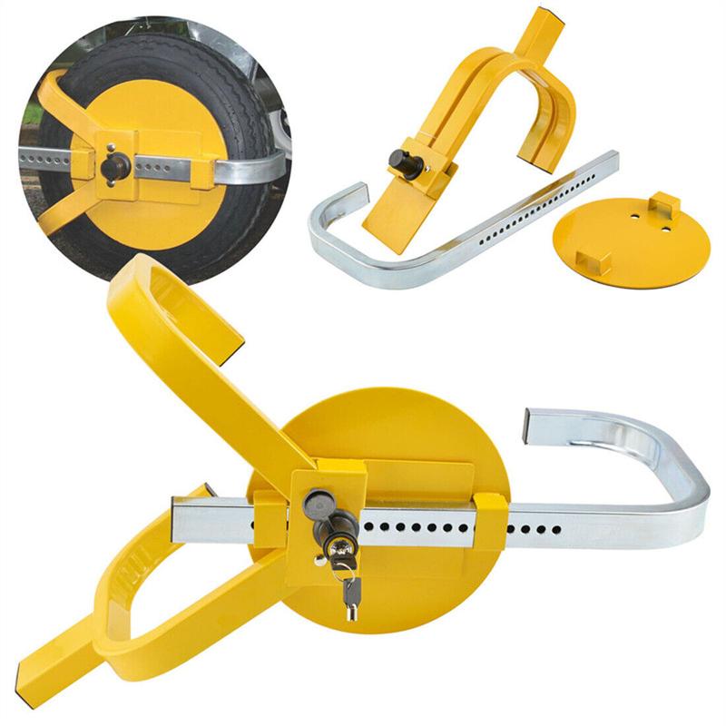 Wheel Clamp Anti Theft Lock RocwooD Security Car Heavy Duty For 13" - 15" Wheels 5