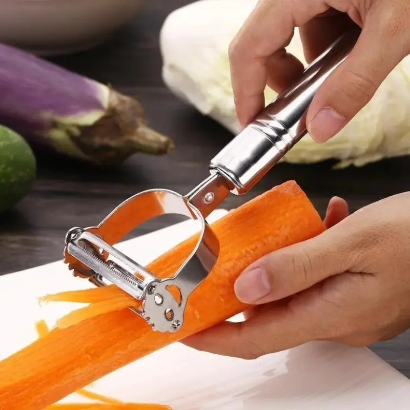 High Quality Stainless Steel Potato Cucumber Carrot Grater Julienne Peeler Vegetables Fruit Peeler Vegetable Slicer Kitchen 4