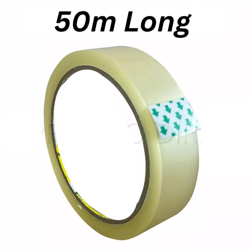 Product Introduction of 24mm Thick Double Sided tape Packing Tape Clear Sticky Sellotape Adhesive Gift Wrapping Rolls 1