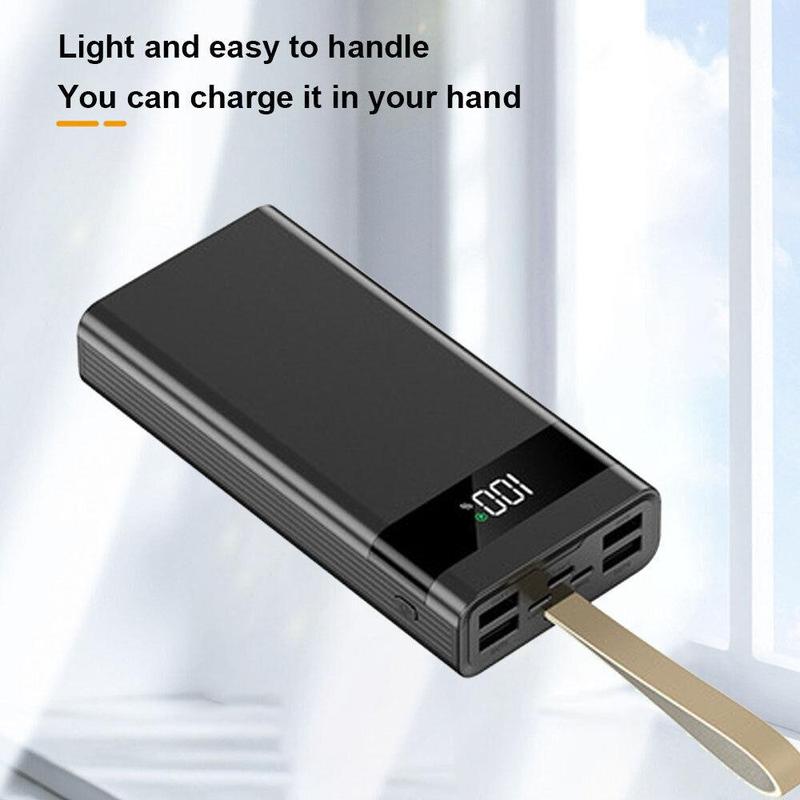 20000mAh Power Bank Portable Fast Charger 4 USB High Volume LED Battery Pack battery  power  bank wireless  magnetic  power  bank 5