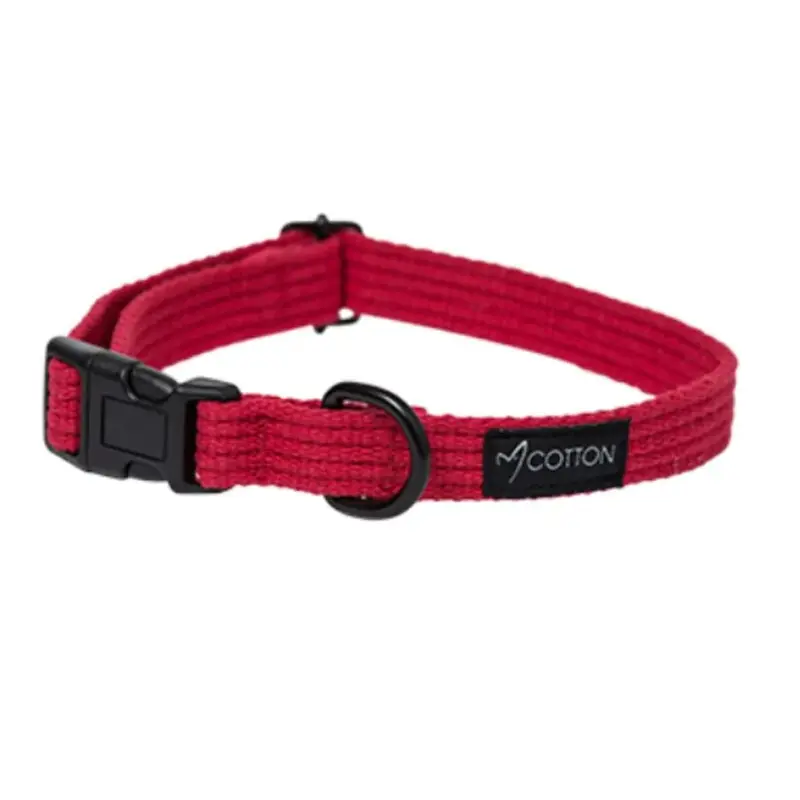 Soft Dog Collar Natural Cotton 4