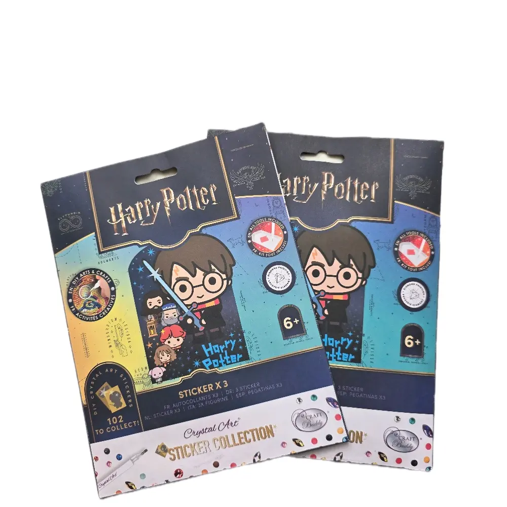 Craft Buddy Crystal Art Harry Potter sticker pack - 3x DIY diamond art stickers