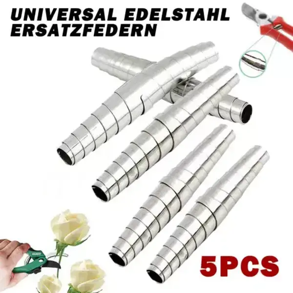 5x Pruner Replacement Springs For Garden Secateurs Shear Pruner Stainless Steel 0