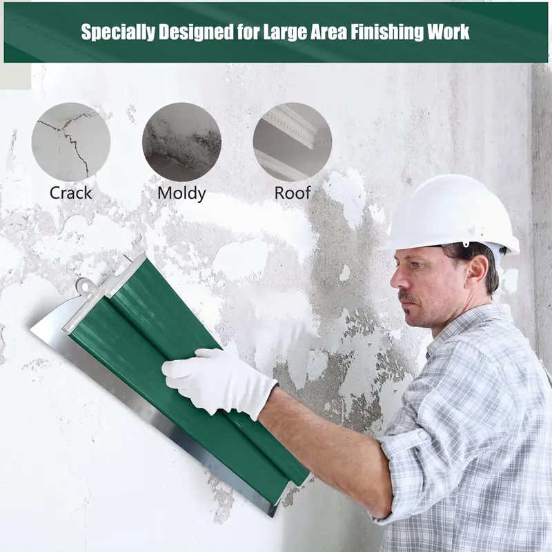 60cm Drywall Smoothing Spatula – Plaster Skimming Blade Trowel Wall Finishing Tool 3