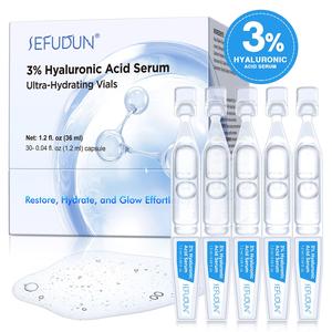 3% Hyaluronic Acid Serum, Ultra-hydrating Vials, Disposable Vials for Intensive Skincare, Bring Comfort with Every Use for Optimal Hydration and Radiance, Face Care Products