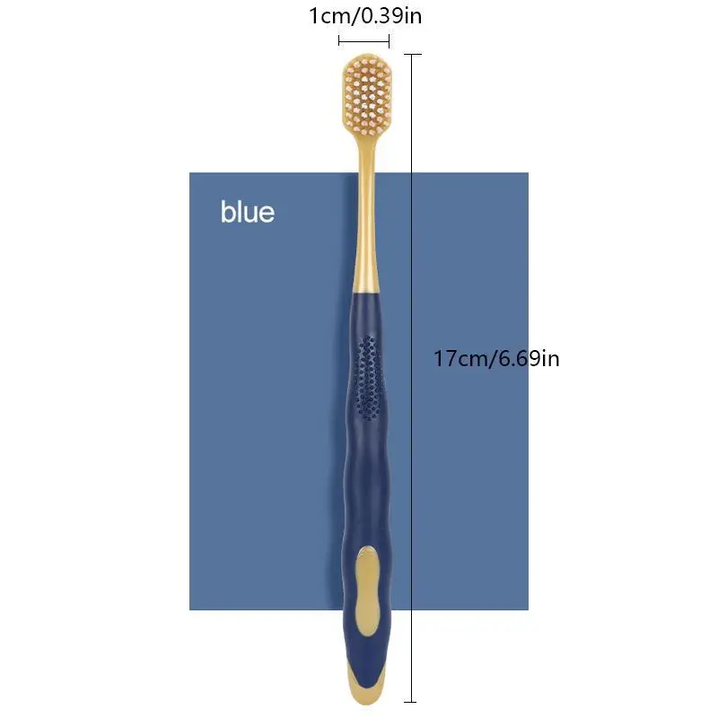 Medium Soft Bristle Toothbrush Set, 6 Counts/setPortable Toothbrushes, Toothbrush Kit for Home& Travel, Daily Oral Care Products 5
