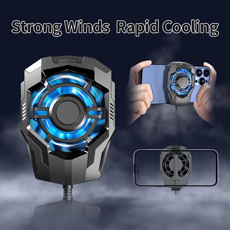 1pc F18 Strong Wind Cooling Fans - Gaming Cell Phone Radiator with Surperwind, USB Plug-in, Silent Operation for Enhanced Gaming Experience, Portable Peripheral Air-cooled Mobile Phone Cooler 4