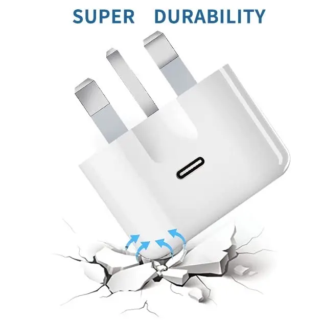 Universal USB-C Power Supply - High-Speed Power Adapter for iPhone 15/14/13/12 Pro Charger and iPad Air/Pro Charging Plug - Smartphone, Cellphone Electronic 3