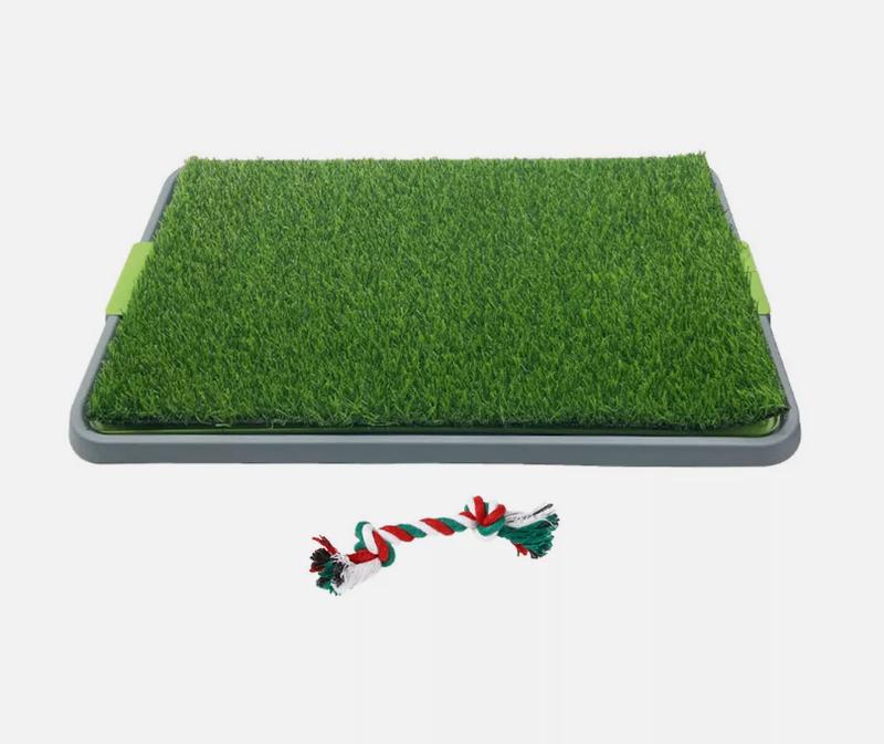 Large Pet Dog Toilet Mat Indoor Restroom Training Grass Potty Pad Loo Tray PadUK 4