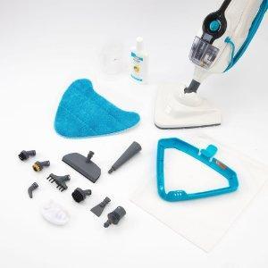 Product Introduction of Steam Fresh Combi Classic Mutlifunction Steam Mop| Detachable Handheld| 13 Piece Accessory Kit - S86-SF-CC, White / Blue, 2.6L, 1600W 10