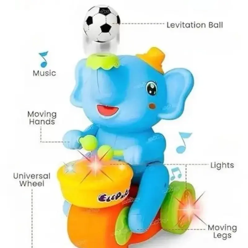 Cute Elephant Musician, disassembled 5