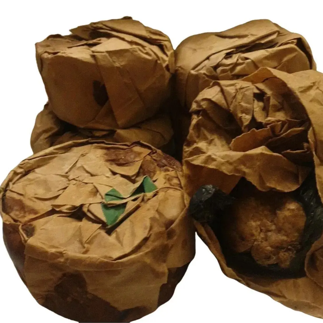 100% Authentic Raw African Black Soap – Pure Organic 500g Traditional Wrapped Chunk from Ghana (One Piece)