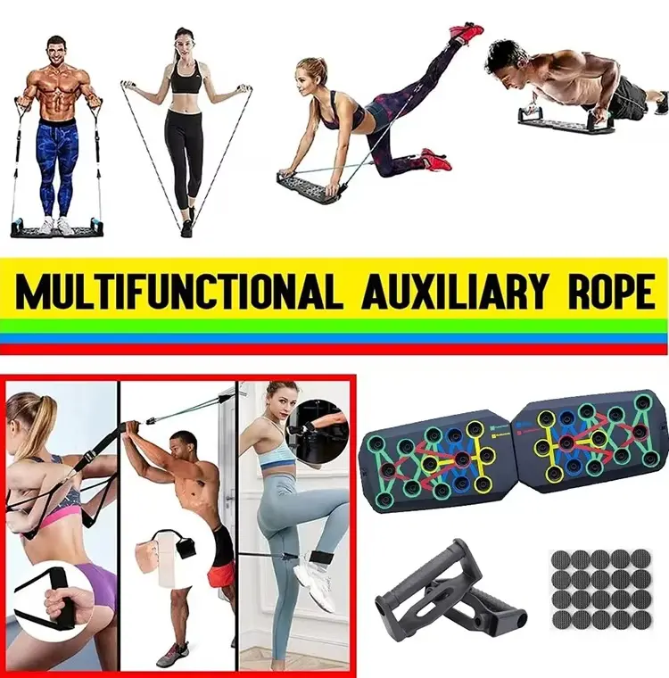 Foldable Push Up Board for Upper Body Strength Training 24-in-1 Multi-Functional 2
