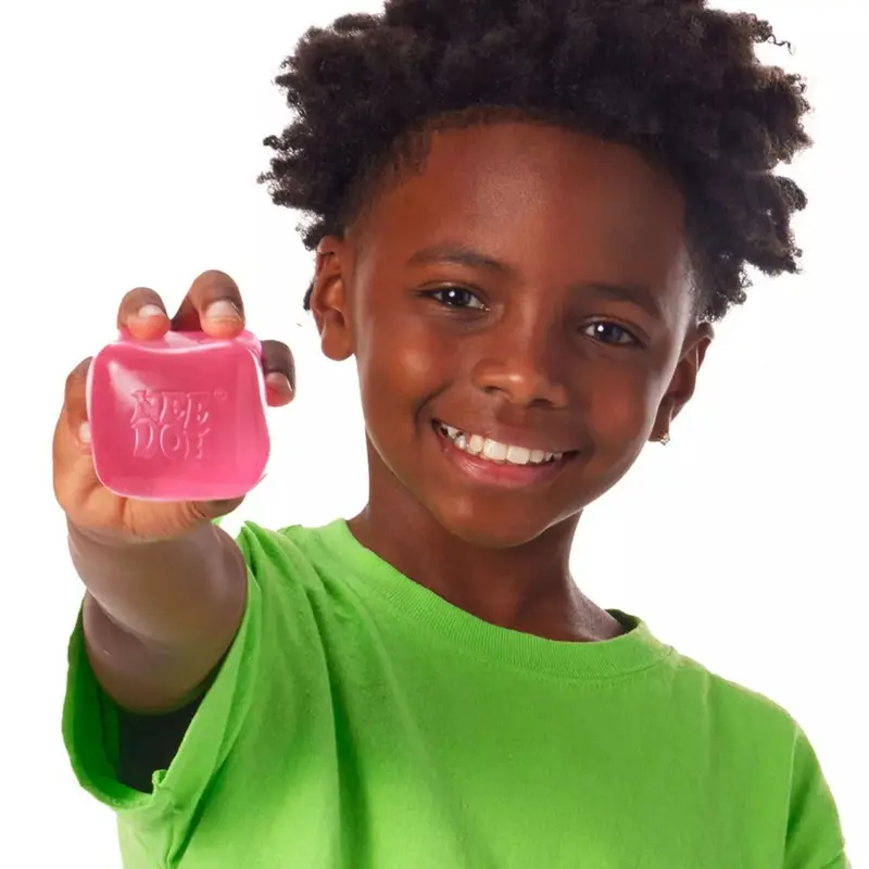 NeeDoh Nice Cube Stress Ball – Sensory Fidget Toy for Kids & Adults, Anxiety Relief, Squishy Stress Reliever, Office Desk Toy, Therapy Ball, Anti-Stress Squish Toy for Autism, ADHD, Relaxation, Classroom Focus Aid, Gift for All Ages, Baby Essentials 4
