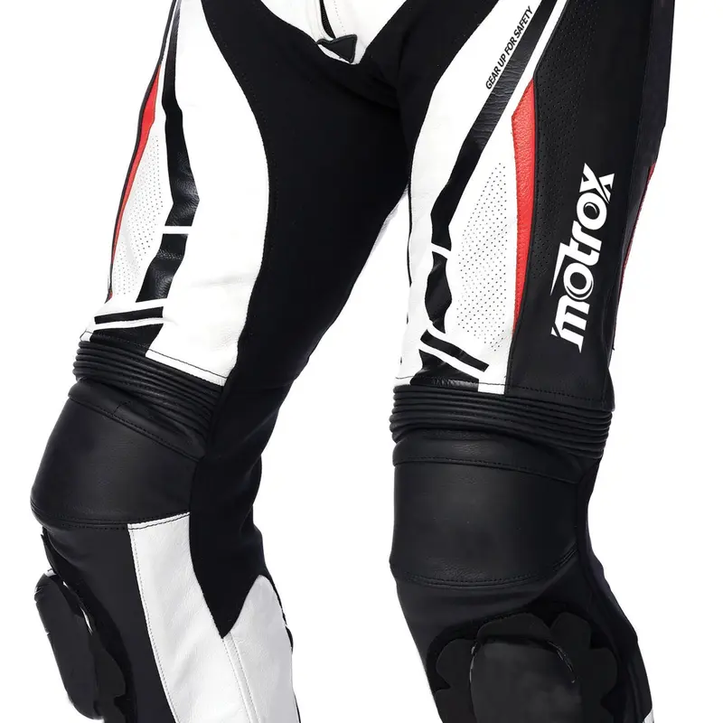 Men ESTORIL One-Piece Motorcycle Leather Suit 5