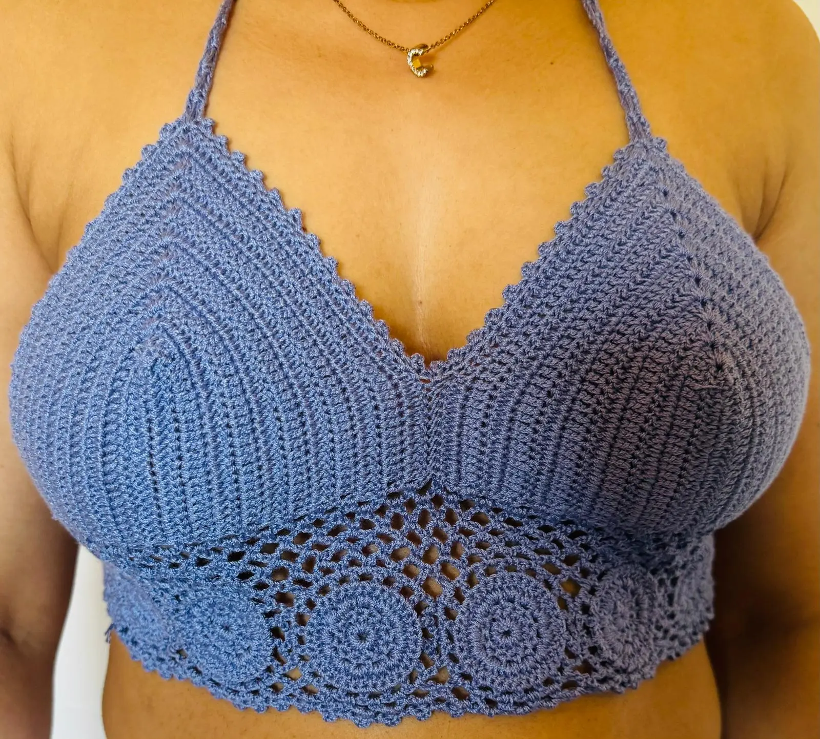 Handmade Crochet Bralette Top – Boho Summer Style
