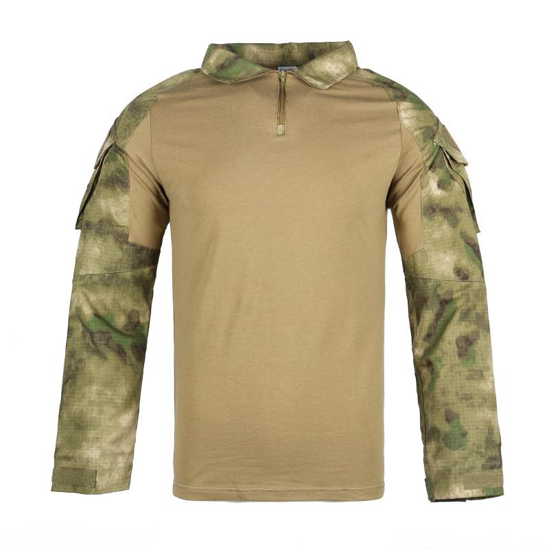 Product Introduction of Men's Outdoor Tactical Hiking T-Shirts,Hunting  Camouflage Long Sleeve Hunting Climbing Shirt,Male Breathable Sport Clothes 17