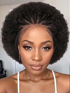 Natural Looking Density Human Hair Lace Front Wigs for Women, Gorgeous Fluffy Wigs with Baby Hair Bang Design, Wigs for Party, Daily Use