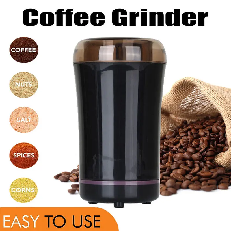 Electric Coffee Grinder Grinding Milling Bean Nut Spice Matte Blade Blender 2