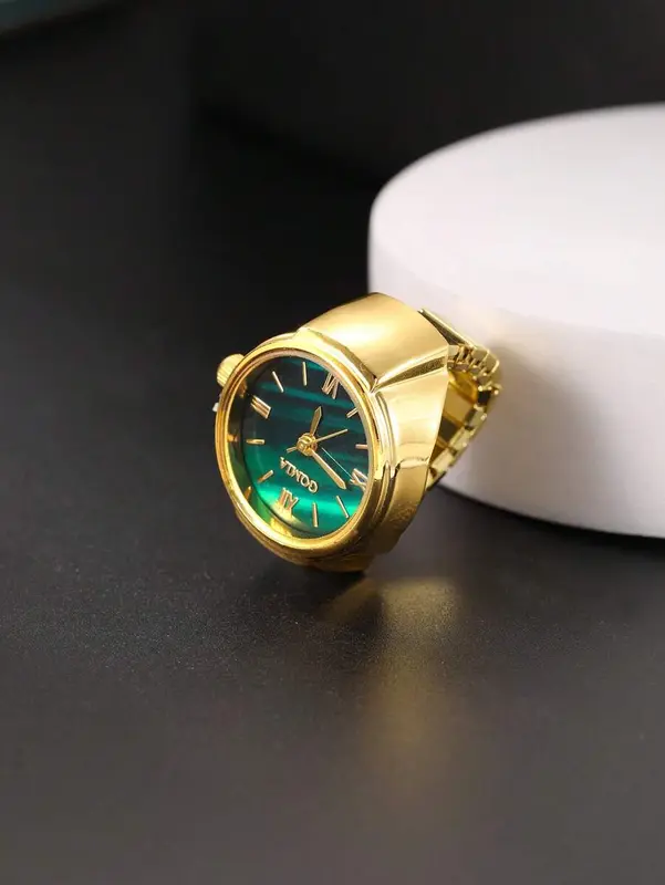 Men's watch with 14k gold plated bracelet design, fashionable gift for holidays and festivals 2