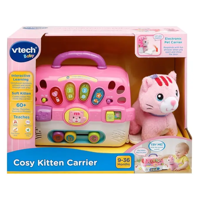 Vtech Baby Cosy Kitten Carrier new verity 3