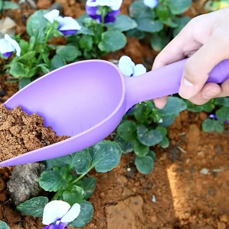 Garden Shovel Plant Hand Trowels Soil Planting Digging Transplanting MultiFunction Beach Sand Pet's Food Scoop Garden Tools 2
