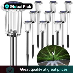 Solar Powered Outdoor Light Kit, Auto On/Off IP44 Waterproof LED Solar Garden Lights for Backyard Lawn Patio, Outdoor Lighting, Solar Pathway Lamp, Solar Street Lights, Outside Lights